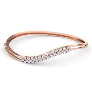 Lattice Diamond Slim Bangle