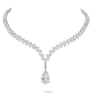 Classic Diamond Drop Necklace