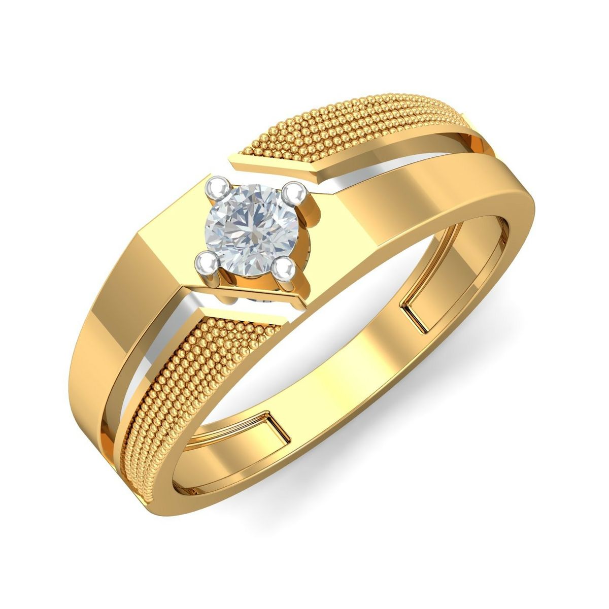 Men’s Solitaire Diamond Ring
