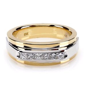 Men’s Dual-Tone Band Ring